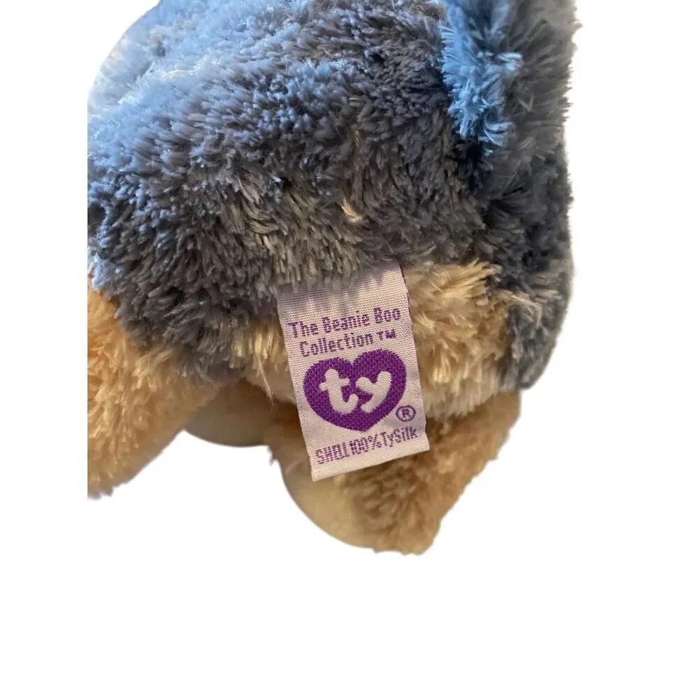 Ty Beanie Boos Scraps The Schnauzer Dog Plush Toy Stuffed Animal 2010